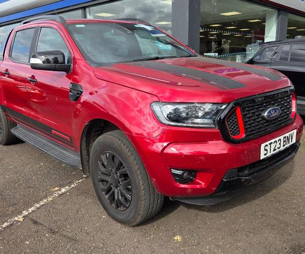Used 2023 Ford Ranger 2.0 EcoBlue Stormtrak Pickup Double Cab 4dr Diesel Auto 4WD Euro 6 (s/s) (213 ps Red