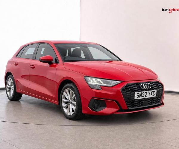 Used 2022 Audi A3 35 TFSI Technik 5dr S Tronic Red