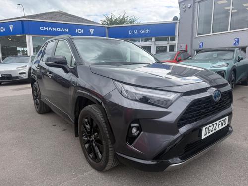 Used 2022 Toyota Rav4 2.5 VVT-i Hybrid Dynamic 5dr CVT 2WD Grey/black at Europa Sheffield