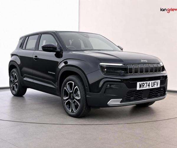 Used 2025 Jeep Avenger 1.2 e-Hybrid Summit 5dr DCT Black