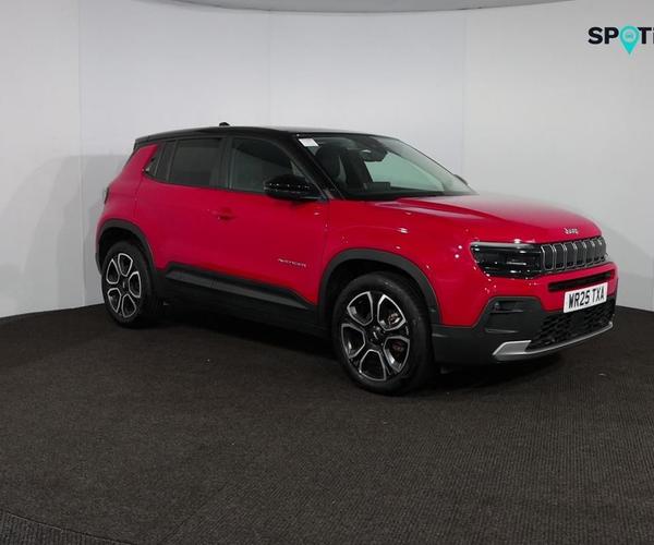 Used 2025 Jeep Avenger 1.2 e-Hybrid Summit 5dr DCT Red/black
