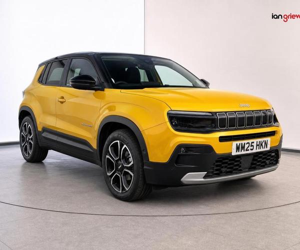 Used 2025 Jeep Avenger 1.2 Summit 5dr Yellow/black