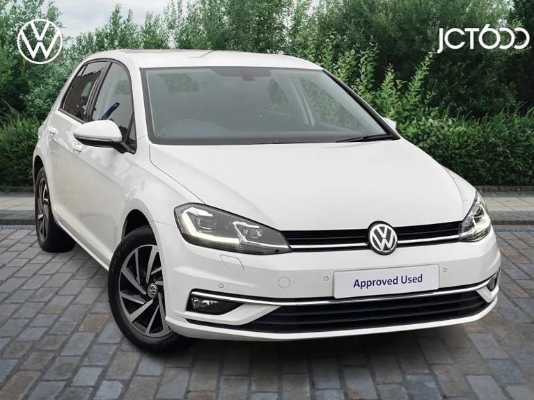 Used 2020 VOLKSWAGEN Golf 1.5 TSI EVO Match Edition Hatchback 5dr Petrol DSG Euro 6 (s/s) (150 ps) White at JCT600