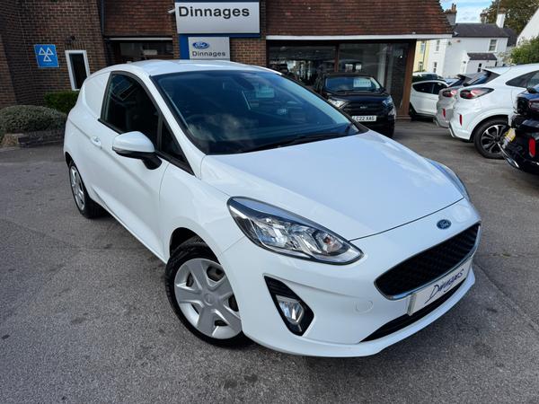 Used 2020 Ford Fiesta Van 1.5 TDCi Car Derived Van 3dr Diesel Manual Euro 6 (s/s) (85 ps) Frozen White at Dinnages