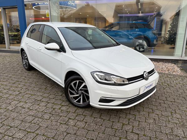 Used 2019 Volkswagen Golf 1.5 TSI EVO Match Edition Hatchback 5dr Petrol DSG Euro 6 (s/s) (150 ps) White at Dinnages