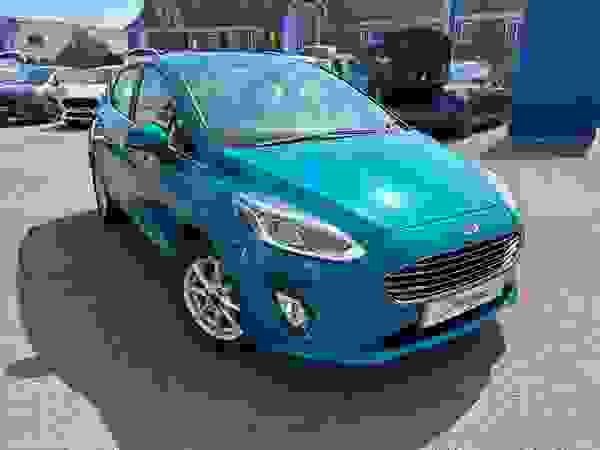 Used 2018 Ford Fiesta 1.0T EcoBoost Zetec Hatchback 5dr Petrol Auto Euro 6 (s/s) (100 ps) Blue Wave at Dinnages