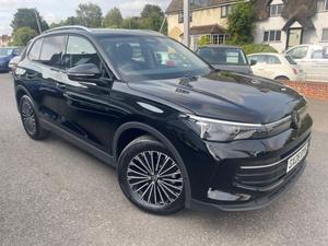 Used 2026 Volkswagen Tiguan 1.5 eTSI MHEV Match SUV 5dr Petrol Hybrid DSG Euro 6 (s/s) (150 ps) Grenadilla Black at MJ Warner