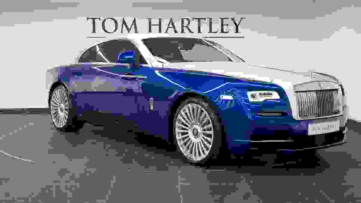 Used 2018 ROLLS ROYCE WRAITH V12 Blue / Silver at Tom Hartley