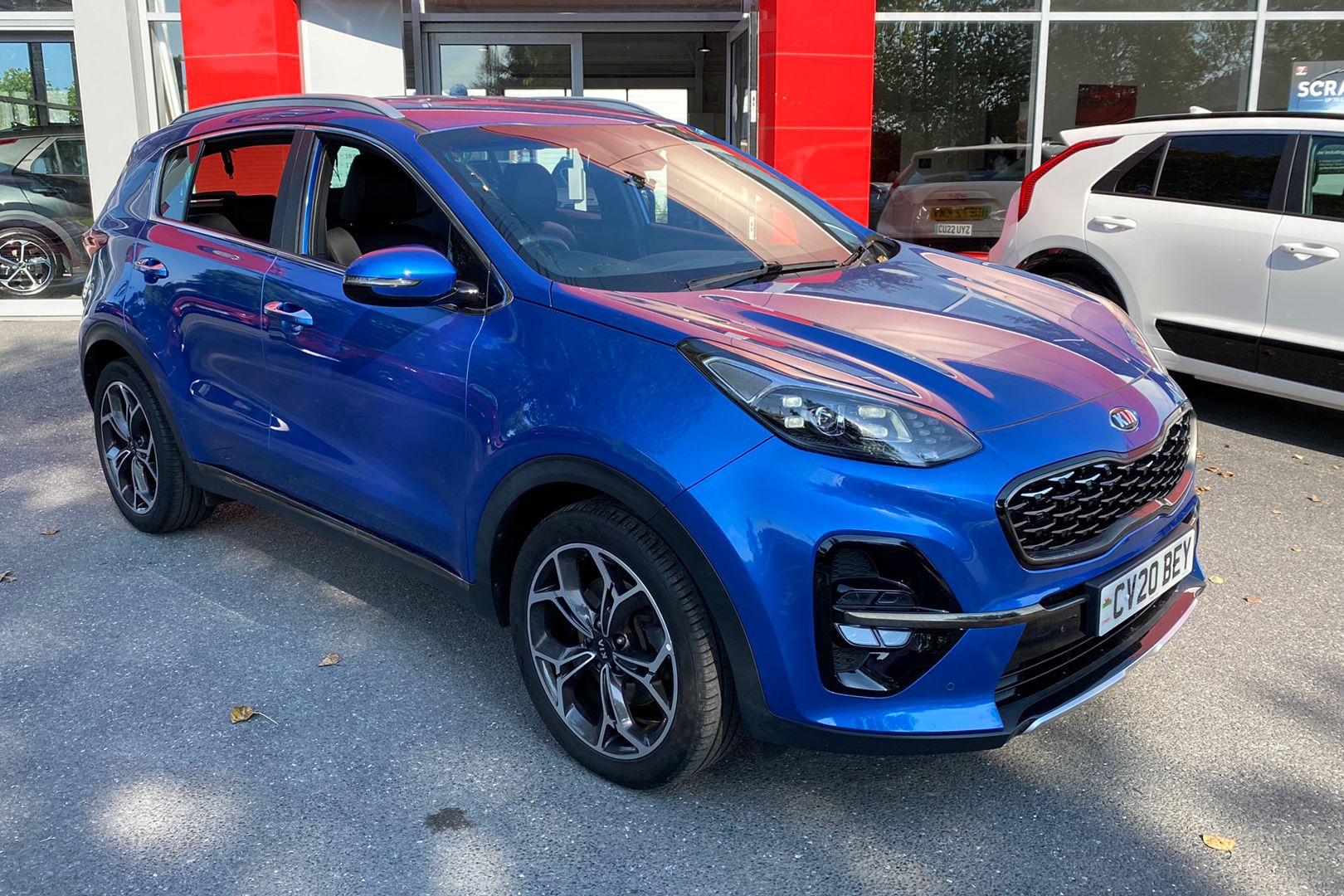 KIA Sportage 1.6 T-GDi GT-LINE in Blue Flame £21,395