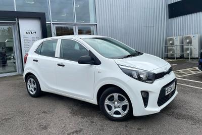 Used 2024 Kia Picanto 1.0 DPi 1 Hatchback 5dr Petrol Manual Euro 6 (s/s) (66 bhp) CLEAR WHITE at Gravells