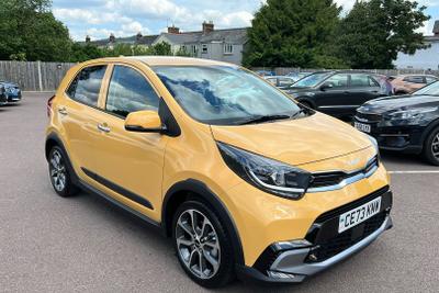 Used 2023 Kia PICANTO 1.0 DPi X-Line S Hatchback 5dr Petrol AMT Euro 6 (s/s) (66 bhp) Yellow at Gravells