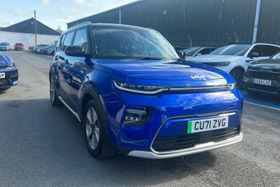 Used 2022 Kia SOUL 64kWh Maxx SUV 5dr Electric Auto (201 bhp) Blue at Gravells