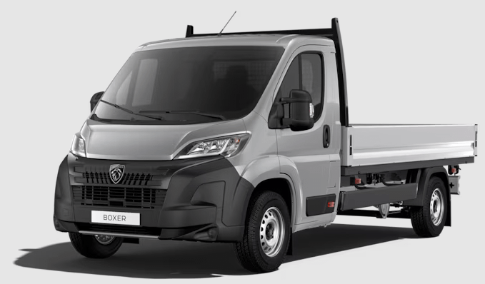 Used 2025 Peugeot Boxer Van 2.2 BHDi 140 BHP 335 L3 Dropside Ice White at Hawkins Motor Group