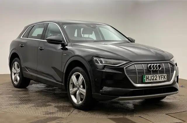 Used 2022 AUDI e-tron 55 Technik SUV 5dr Electric Auto quattro 95kWh (11kW Charger) (408 ps) Black at JCT600