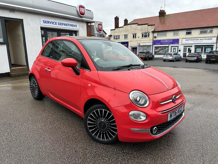 Used 2016 Fiat 500C TWINAIR LOUNGE Coral at Windsors of Wallasey
