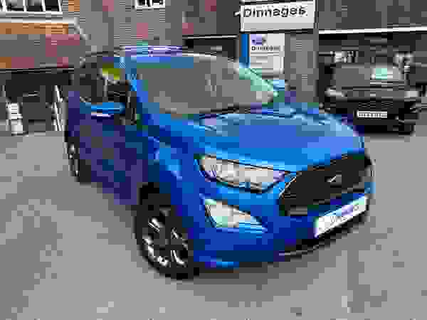 Used 2021 Ford EcoSport 1.0T EcoBoost GPF ST-Line SUV 5dr Petrol Manual Euro 6 (s/s) (125 ps) Lightning Blue at Dinnages