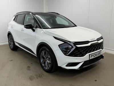 Used 2024 Kia Sportage 1.6 T-GDi ISG HEV GT-LINE S Fusion White With Black Roof at Kia Motors UK