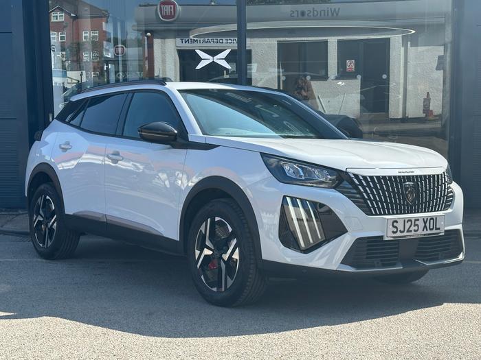 Used 2025 Peugeot 2008 1.2 Allure SUV 5dr Petrol Hybrid e-DSC6 Euro 6 (s/s) (136 ps) White at Gravells