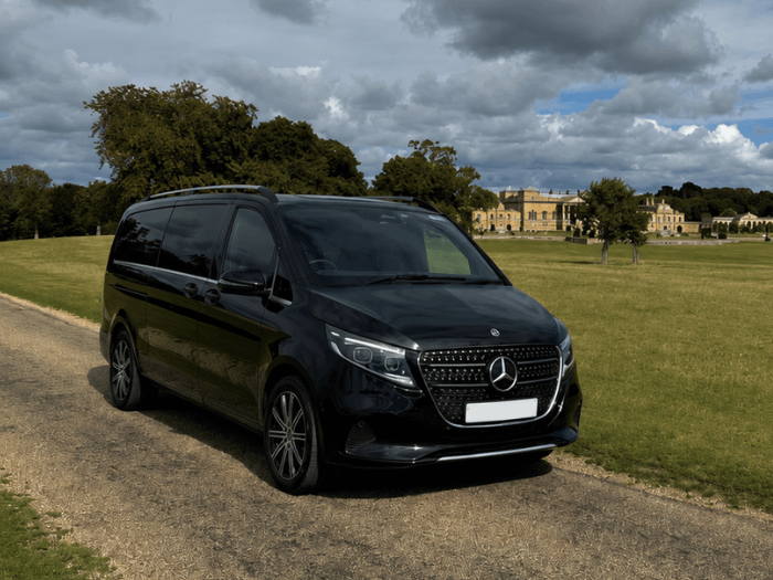 Black Mercedes-Benz V Class Overview Shot