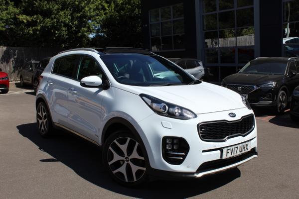 Used 2017 KIA SPORTAGE 1.6T GDi GT-Line S 5dr DCT Auto [AWD] at Chippenham Motor Company