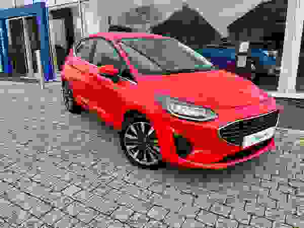 Used 2022 Ford Fiesta 1.0T EcoBoost Titanium X Hatchback 5dr Petrol Manual Euro 6 (s/s) (100 ps) Race Red at Dinnages