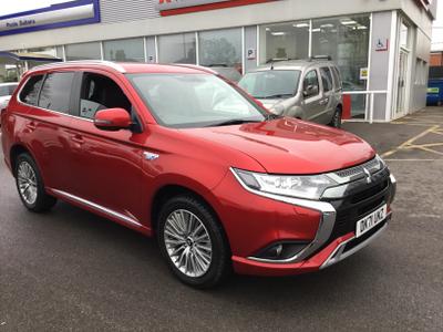 Used 2021 Mitsubishi Outlander 2.4h TwinMotor 13.8kWh Dynamic SUV 5dr Petrol Plug-in Hybrid CVT 4WD Euro 6 (s/s) (224 ps) at Poole Mitsubishi