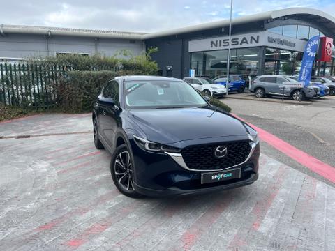 Used 2022 Mazda CX-5 2.0 SKYACTIV-G Sport Edition SUV 5dr Petrol Manual Euro 6 (s/s) (165 ps) Blue at West End Motors Bodmin