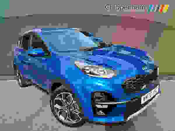 Used 2021 KIA SPORTAGE 1.6T GDi ISG GT-Line 5dr Premium paint - Blue flame at Chippenham Motor Company