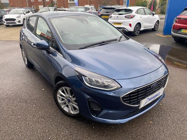 Used 2022 Ford Fiesta 1.0T EcoBoost MHEV Titanium Hatchback 5dr Petrol Hybrid Manual Euro 6 (s/s) (125 ps) at Dinnages