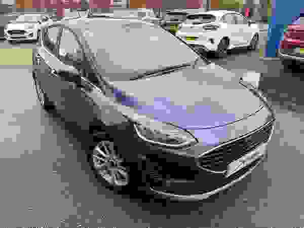 Used 2022 Ford Fiesta 1.0T EcoBoost MHEV Titanium Hatchback 5dr Petrol Hybrid Manual Euro 6 (s/s) (125 ps) Blue at Dinnages