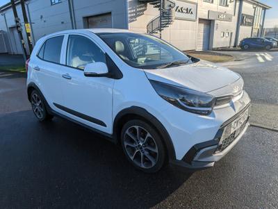 Used 2022 Kia PICANTO 1.0 DPi X-Line S Hatchback 5dr Petrol AMT Euro 6 (s/s) (66 bhp) White at Gravells