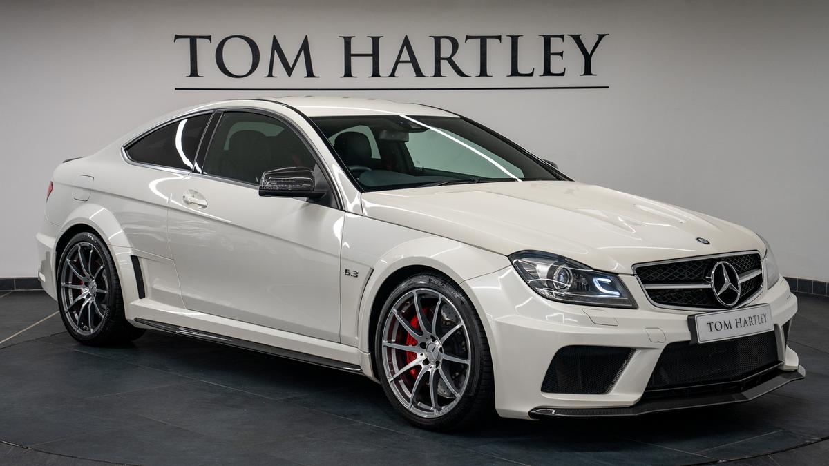 Used 2012 Mercedes-Benz C63 AMG Black Series Diamond White Metallic at Tom Hartley