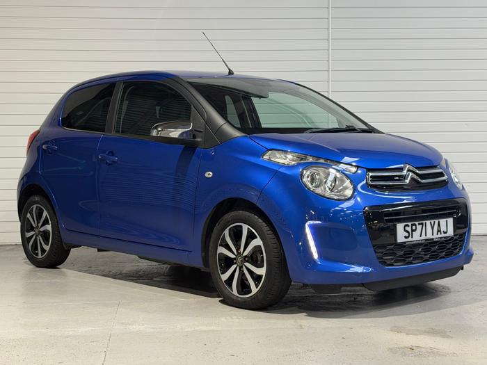 Used 2021 Citroen C1 1.0 VTi Shine Hatchback 5dr Petrol Manual Euro 6 (s/s) (72 ps) Blue at Gravells
