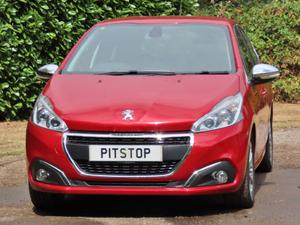 Used 2018 Peugeot 208 1.2 PureTech Allure Hatchback 5dr Petrol EAT Euro 6 (s/s) (110 ps) Red metallic at #sitename#