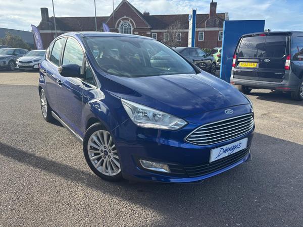Used 2016 Ford C-Max 1.5 TDCi Titanium MPV 5dr Diesel Powershift Euro 6 (s/s) (120 ps) Deep Impact Blue at Dinnages