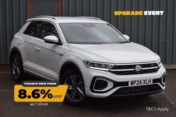 Used 2024 VOLKSWAGEN T-ROC 1.5 TSI R-Line 5dr White at SERE Motors