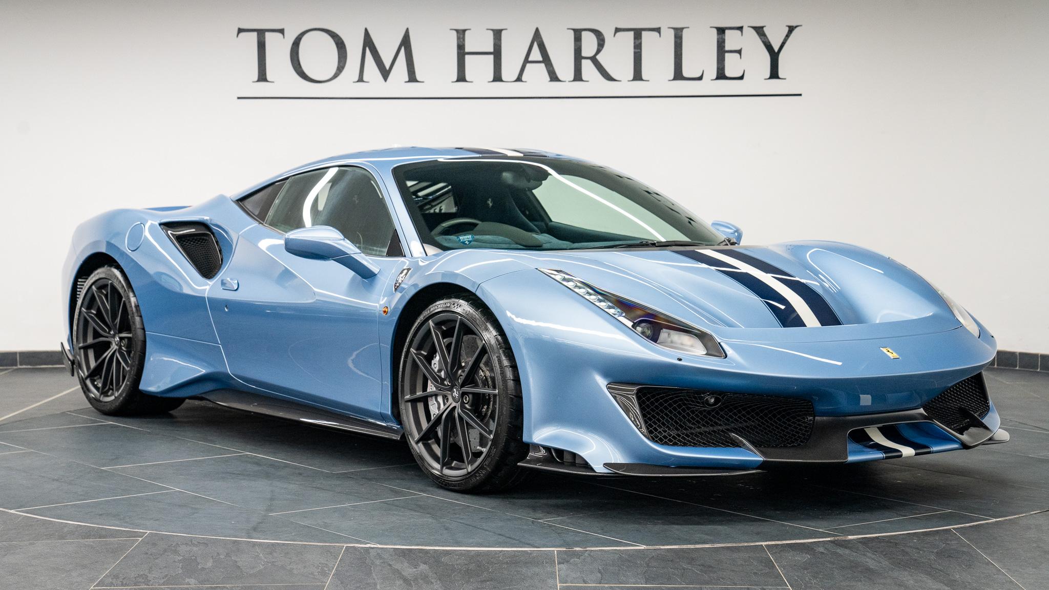 Used 2020 Ferrari 488 Pista £329,950 1,500 miles Blu Avio with Blu