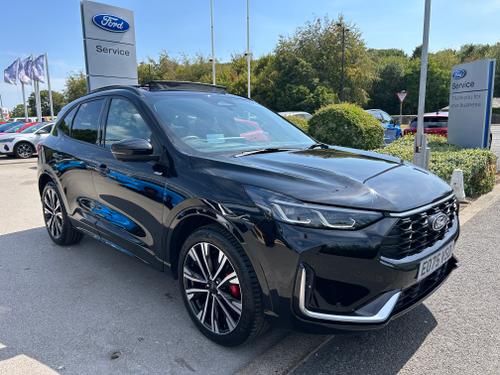 Used 2025 Ford Kuga 2.5 PHEV ST-LINE X 243PS PLUG-IN HYBRID AUTO MEGA SPEC Agate Black at Lawtons of Tadcaster