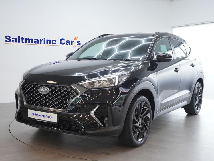 Used 2019 Hyundai TUCSON 1.6 T-GDi N Line SUV 5dr Petrol Manual Euro 6 (s/s) (177 ps) Phantom Black at #sitename#