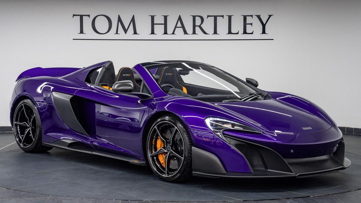 Used 2016 McLaren 675 LT Spider MSO Lantana Purple at Tom Hartley