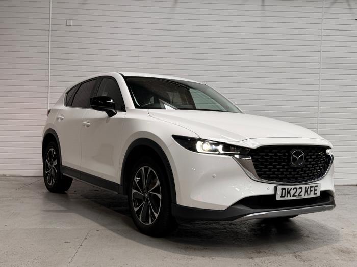 Used 2022 Mazda CX-5 2.0 SKYACTIV-G Newground SUV 5dr Petrol Manual Euro 6 (s/s) (165 ps) White at Gravells