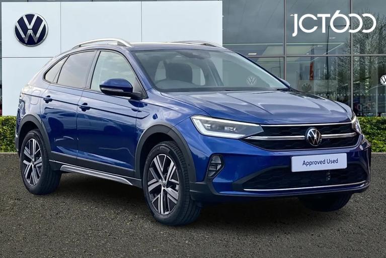 Used 2024 VOLKSWAGEN Taigo 1.0 TSI Style SUV 5dr Petrol Manual Euro 6 (s/s) (110 ps) Blue at JCT600