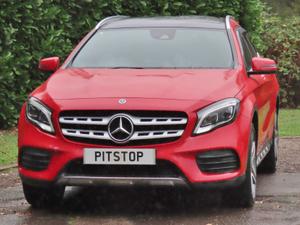 Used 2017 Mercedes-Benz GLA 2.1 GLA200d AMG Line (Premium Plus) SUV 5dr Diesel 7G-DCT Euro 6 (s/s) (136 ps) Red at #sitename#