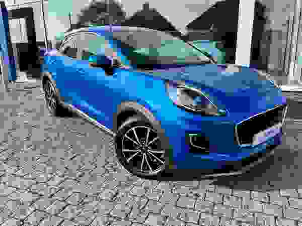 Used 2022 Ford Puma 1.0T EcoBoost MHEV Titanium SUV 5dr Petrol Hybrid DCT Euro 6 (s/s) (125 ps) Desert Island Blue at Dinnages