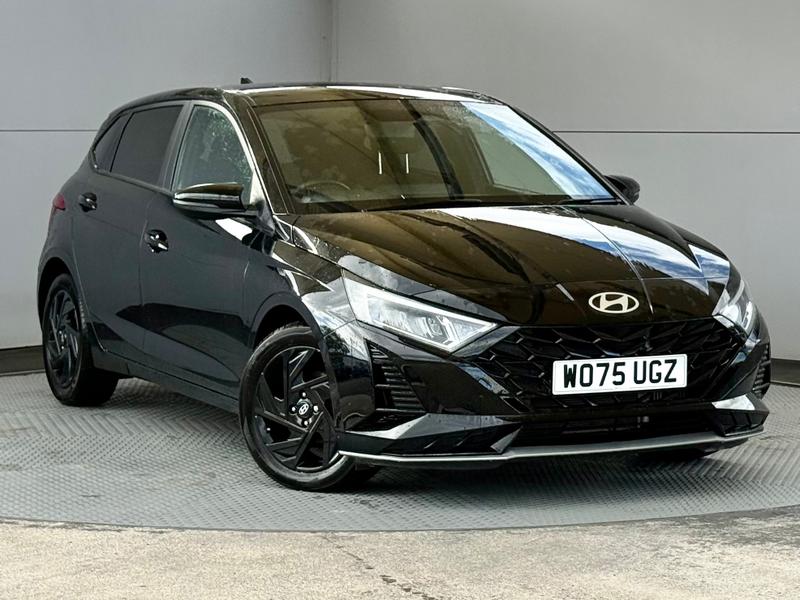 2026 HYUNDAI I20 1.0 T-GDi Black Line Petrol (90 ps) [Full Service History, Rev Camera, Sensors, Cruise Control, Heated Seats&Wheel, Sat 