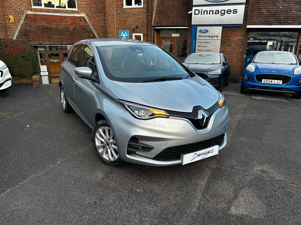 Used 2021 Renault Zoe R135 EV50 52kWh Iconic Hatchback 5dr Electric Auto (Rapid Charge) (134 bhp) Grey at Dinnages