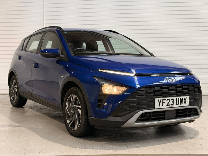 Used 2023 Hyundai BAYON 1.0 T-GDi MHEV SE Connect SUV 5dr Petrol Hybrid DCT Euro 6 (s/s) (100 ps) Blue at Gravells