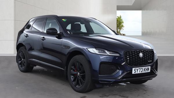 Used 2023 Jaguar F-PACE 2.0 D200 R-Dynamic SE Black 5dr Auto AWD Blue at SERE Motors