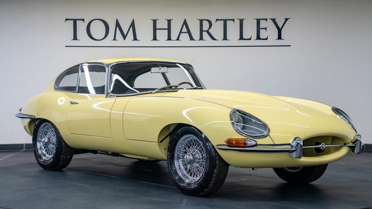 Used 1966 Jaguar E-Type Series I Coupe 4.2 Fully Restored & Matching Numbers Pale Primrose at Tom Hartley
