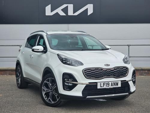 Used 2019 Kia Sportage 1.6 T-GDi GT-Line SUV 5dr Petrol DCT AWD Euro 6 (s/s) (174 bhp) White at Piccadilly Motors